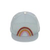 Pet met regenboog - Kids base cap rainbow light blue